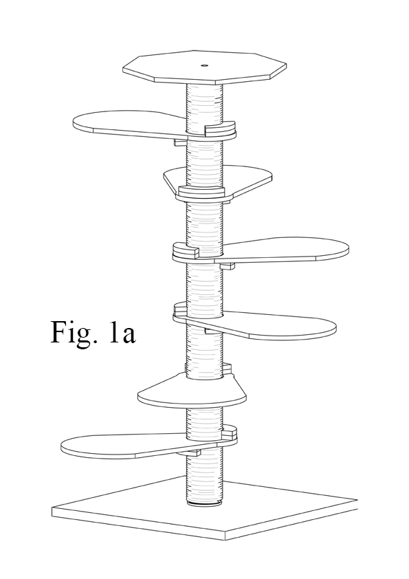 "Fig. 1a" Technical drawing of Leaf Tree